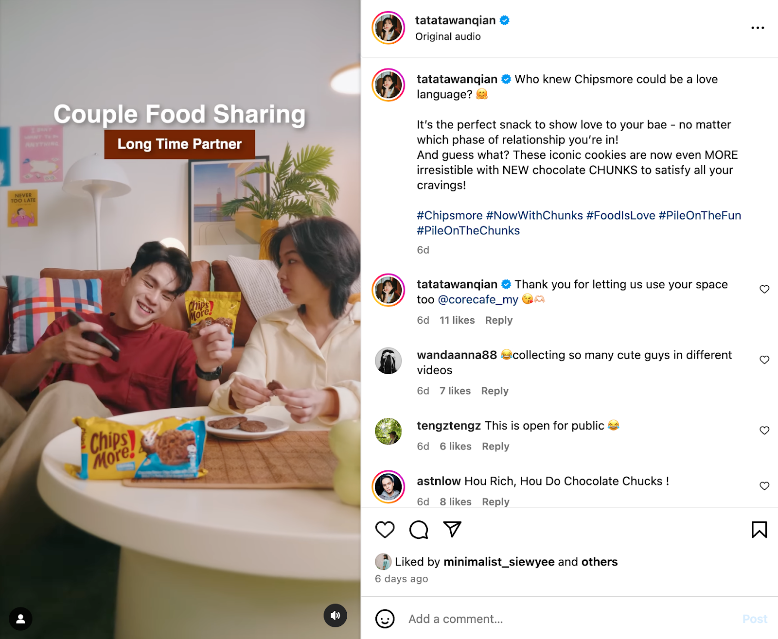 Tata Wanqian's sponsored post