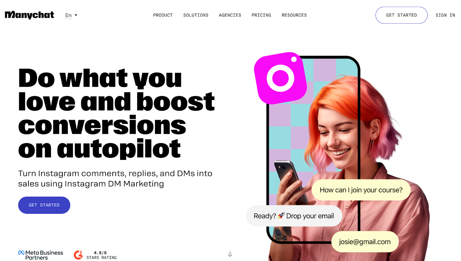Manychat - automated direct communications