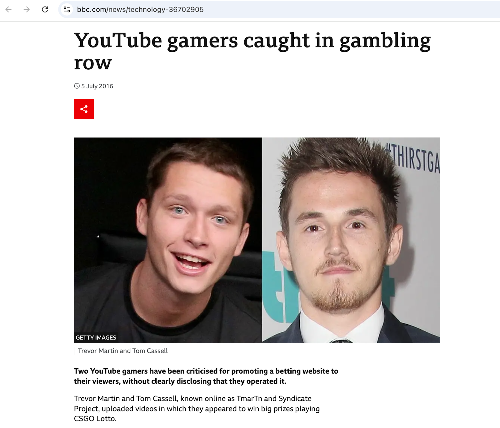 CSGO Lotto Scandal
